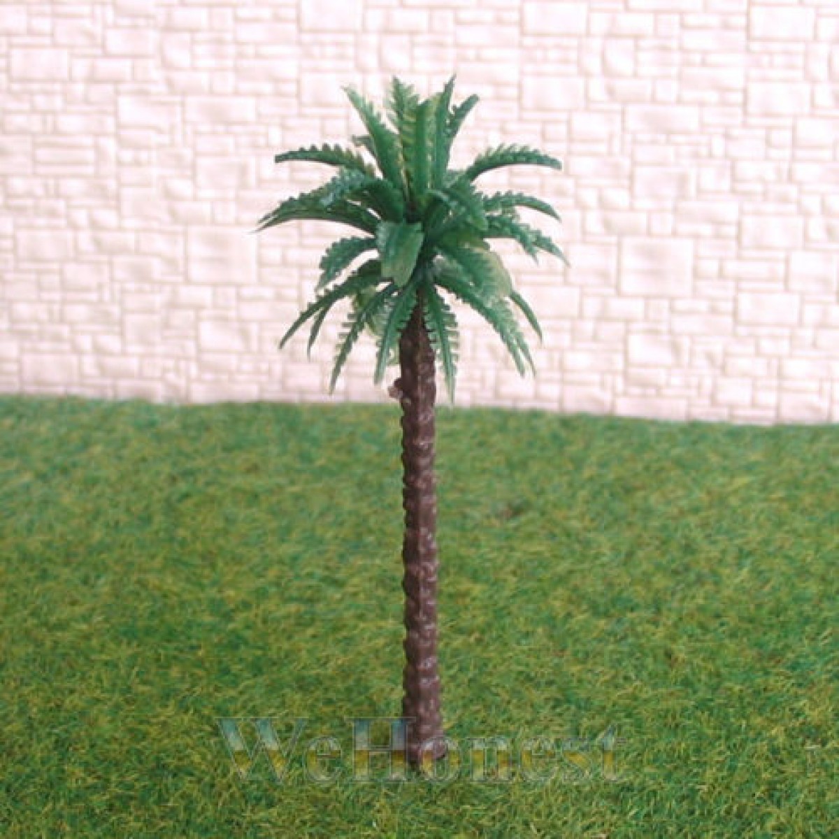 20 pcs Coconut Palm Trees for N or HO scale layout Model Tree 70mm #M005